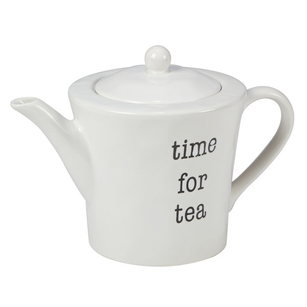 Certified International Just Words Teapot Wayfair
